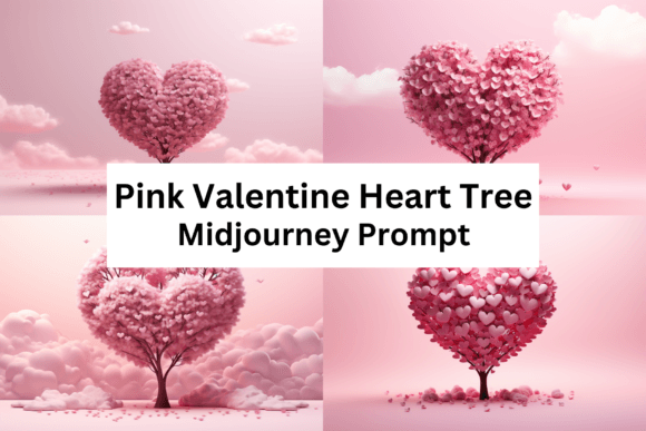 Download Light Pink Valentine Heart Tree Clipart - Heart Collection