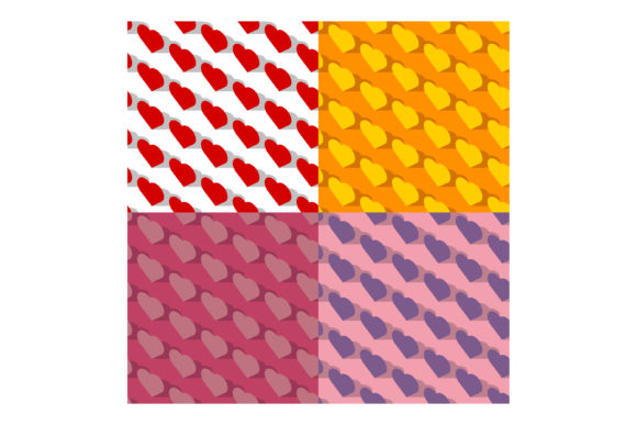 Download Patterns with Hearts. Love, Mutual - Heart Collection