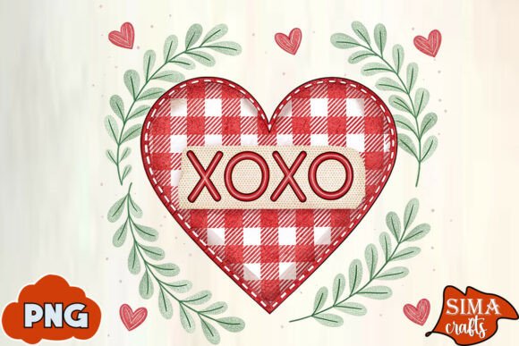 Download Valentine's Day Xoxo Checkered Heart PNG - Heart Collection