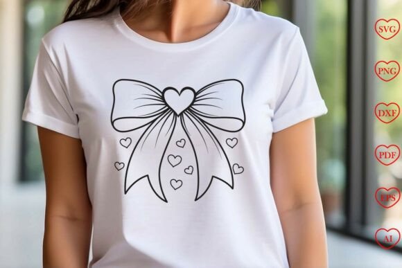 Download Bow Heart Svg Valenties Svg - Heart Collection