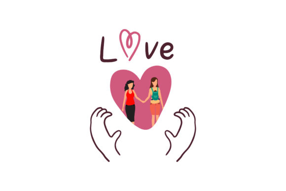 Download Valentine Illustration People Love Frame - Premium Resources