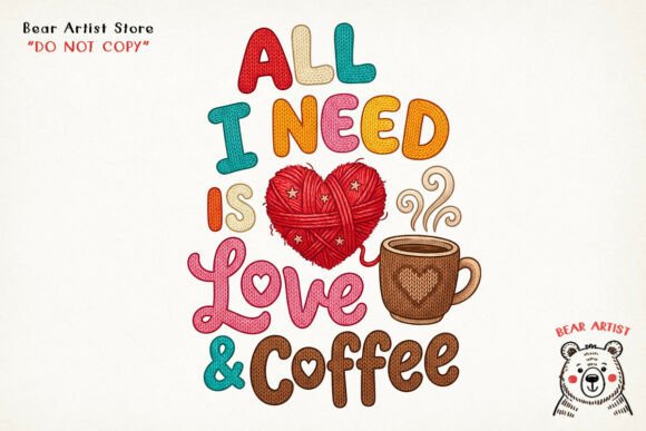 Download Love and Coffee Crochet Heart, Valentine Crochet PNG - Heart Collection
