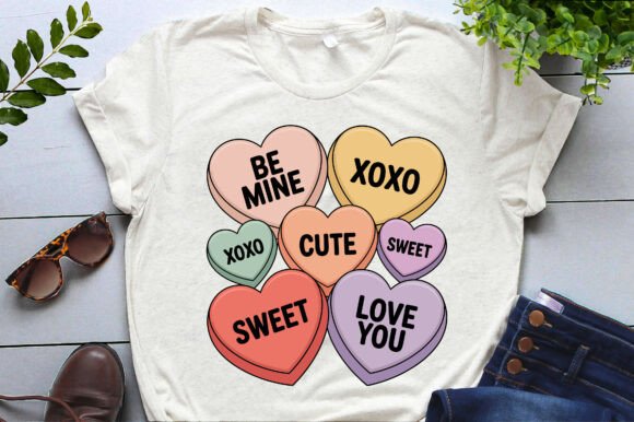 Download Cute Conversation Hearts Valentine's Day - Heart Collection