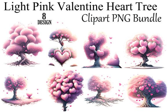 Download Light Pink Valentine Heart Tree - Heart Collection