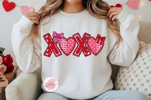 Download Heart XOXO Red Plaid Valentine PNG - Heart Collection