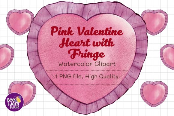 Download Pink Valentine Heart Watercolor - Heart Collection