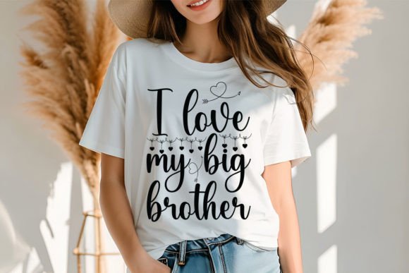 Download I Love My Big Brother SVG Design - Premium Resources