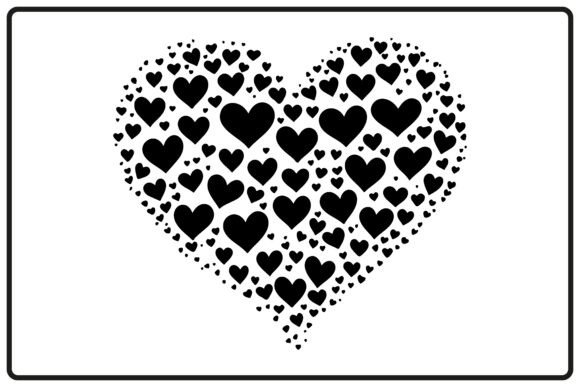 Download Valentines Day Silhouette Heart Clipart - Heart Collection