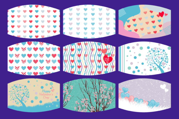 Download Masker Face Sweet Valentine Illustration - Valentine illustration Collection