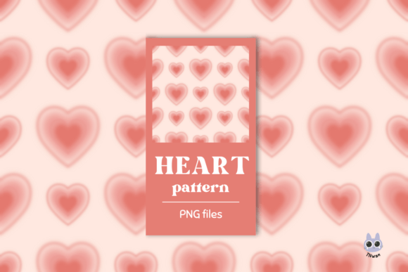 Download Pink Valentine Heart Retro Y2k Pattern - Heart Collection