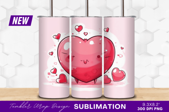Download Cute Heart Character with Little Hearts - Heart Collection