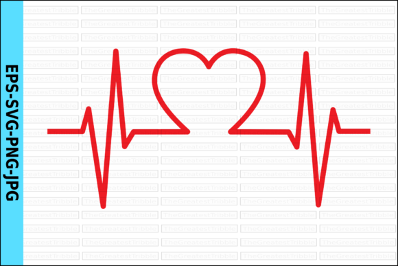 Download EKG Heart Vector Heart EKG Line - Heart Collection