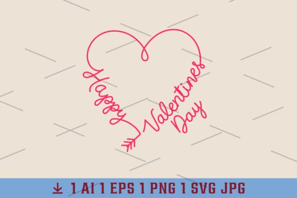 Download Happy Valentines Day Script Heart SVG Wi - Heart Collection