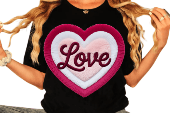 Download Faux Yarn Valentine Heart PNG Sublimatio - Heart Collection