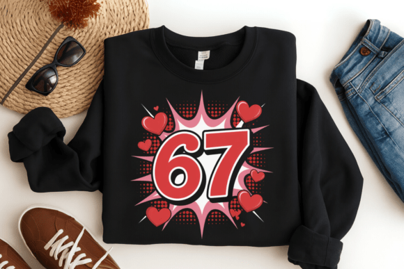 Download 67 Pop Art Heart Number PNG - Heart Collection