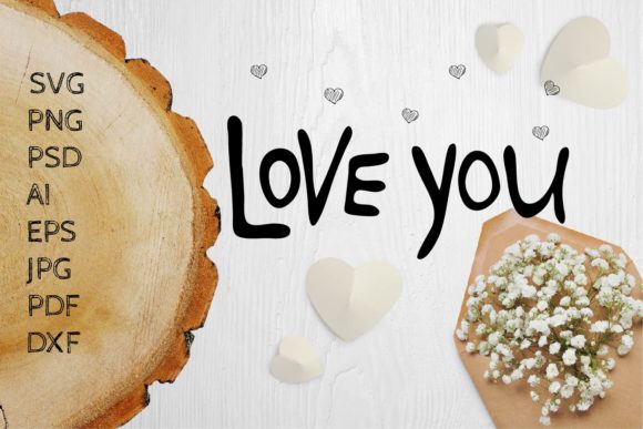 Download Elegant LOVE YOU SVG Hearts Valentine - Heart Collection