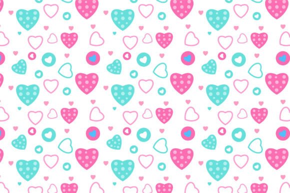 Download Love Pattern Decoration with Hearts - Heart Collection