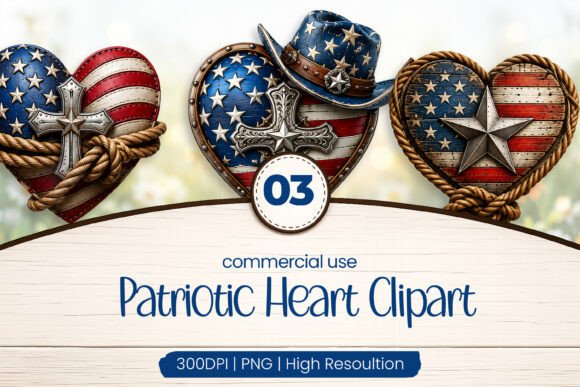 Download Patriotic Heart Clipart PNG - Heart Collection