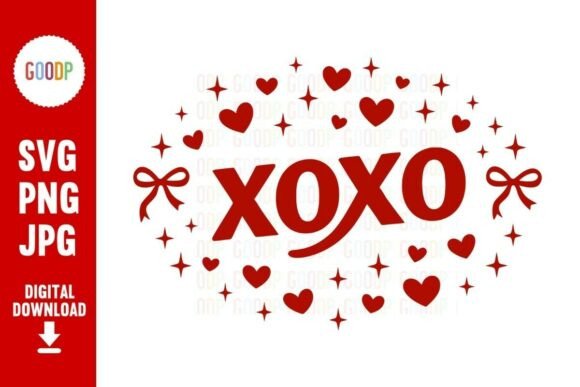 Download XOXO Valentine Bow Heart Aesthetic PNG - Heart Collection